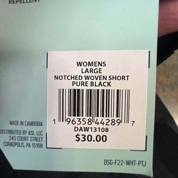 DSG High-Rise Women Shorts, ‎ Black, Large - Picture 7 of 8